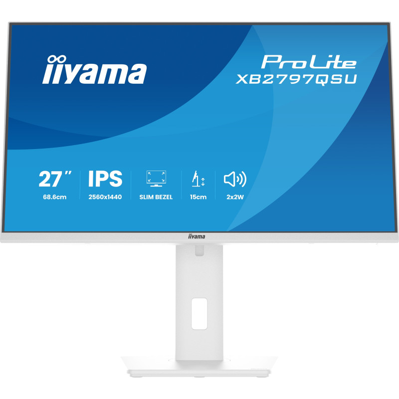 iiyama ProLite/XB2797QSU-W1/27''/IPS/QHD/75Hz/1ms/Biela/5R