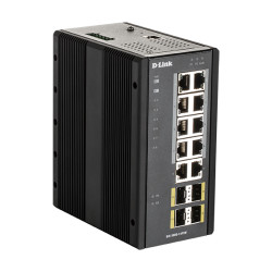 D-Link DIS-300G-14PSW Industrial Gigabit Manažérsky PoE Switch with SFP slots