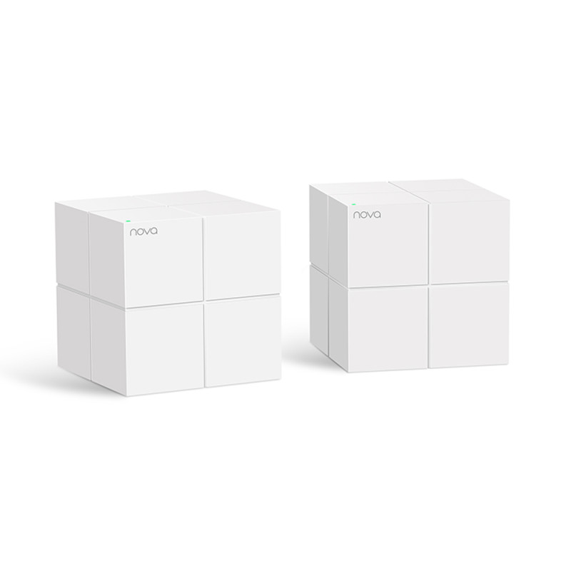 Tenda Nova MW6 (2-balenie) WiFi AC1200 Mesh gigabitový systém, MU-MIMO, 4x GLAN/GWAN, aplikácie SMART CZ