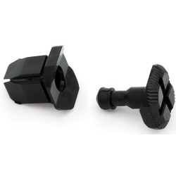 TRITON - 19' záslepka 1U plastový zámok, sito 75%-4mm