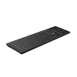 Klávesnica C-TECH KB-201-BL, nízkoprofilová,