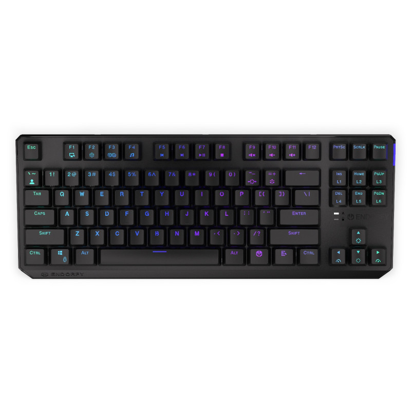 Endorfy Thock TKL Black/Drôtové/Bezdrôtové/US layout/Čierna