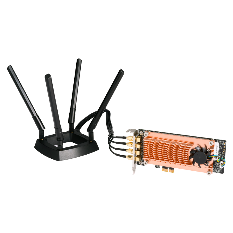 QNAP QWA-AC2600 - PCIe bezdrôtový sieťový adaptér (802.11n a 802.11ac) pre NAS alebo PC