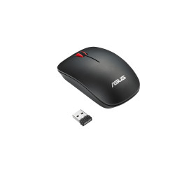 ASUS WT300/Cestovná/Optická/1 600 DPI/Bezdrôtová USB/Čierna-červená