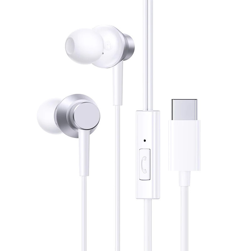 NONAME - Baseus Encok CZ11/USB-C/Drôt/Biela