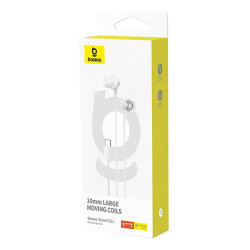 NONAME - Baseus Encok CZ11/USB-C/Drôt/Biela
