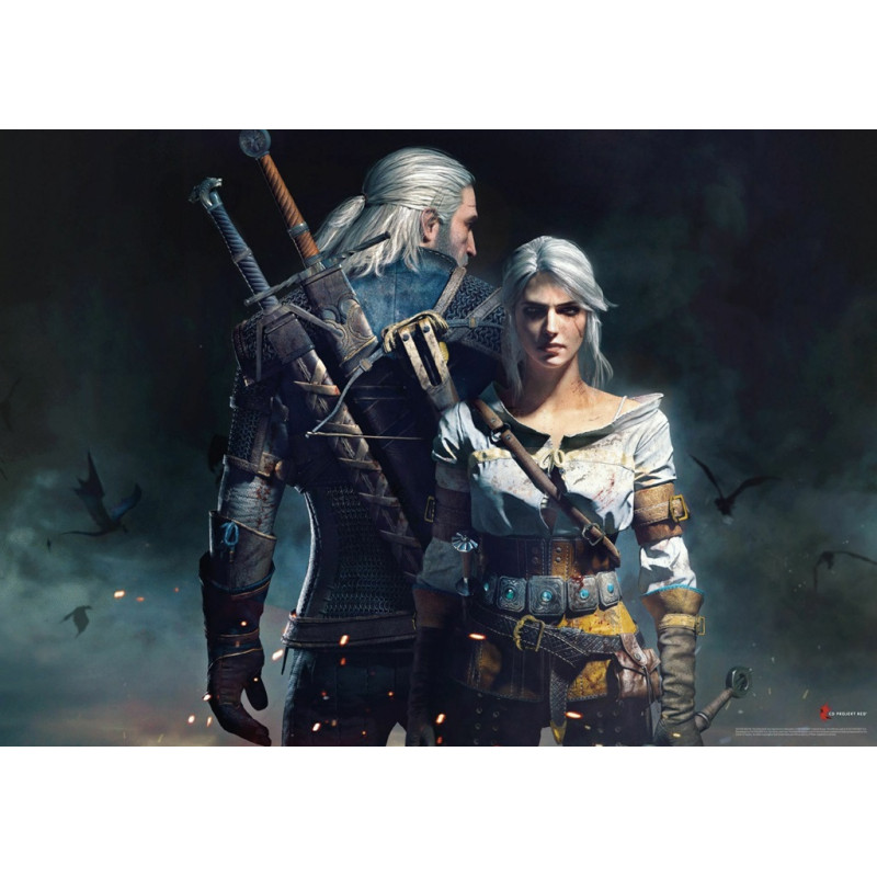 GOODLOOT - GLO GAMING PUZZLE: THE WITCHER GERALT & CIRI