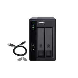 QNAP TR-002 rozširovacia jednotka pre PC alebo QNAP NAS (2x SATA / 1x USB 3.1 typu C - Gen 2)