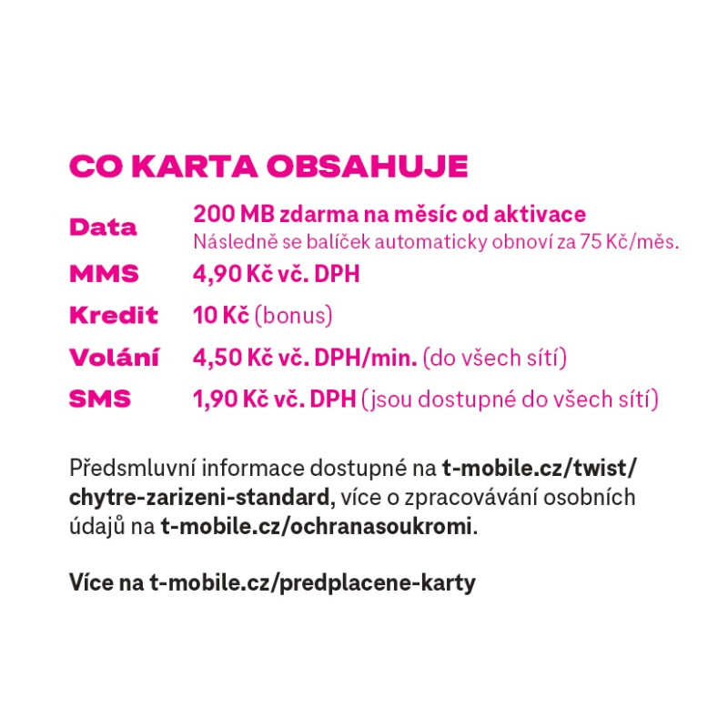 T-MOBILE - Twist Chytré zariadenie verzia pre EÚ