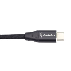 PremiumCord Kabel USB-C M/M, 240 W 480 MBps, 1m