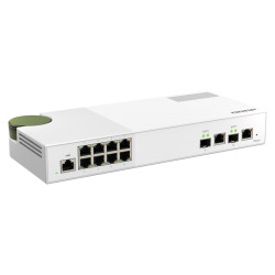 QNAP riadený switch QSW-M2108-2C (8x 2,5GbE RJ45 a 2x kombinované 10GbE SFP+ / RJ-45)
