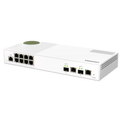 QNAP riadený switch QSW-M2108-2C (8x 2,5GbE RJ45 a 2x kombinované 10GbE SFP+ / RJ-45)