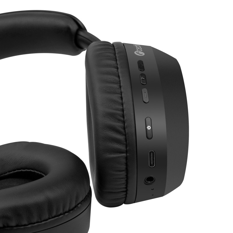 Bluetooth sluchátka C-TECH Vortex (BHS-01), čierna