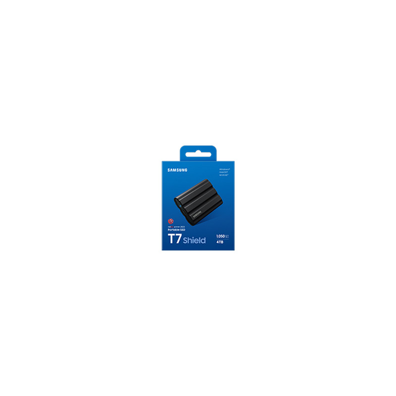 Samsung T7 Shield/4TB/SSD/Externý/2.5''/Čierna/3R
