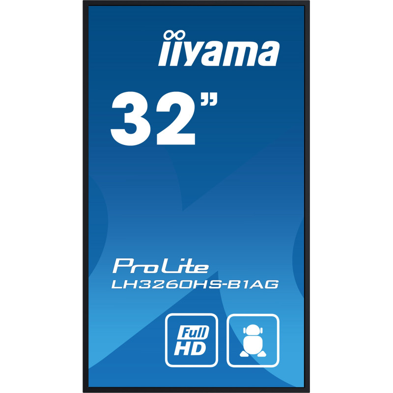 32'' iiyama LH3260HS-B1AG: VA, FHD, Android 11,24/7