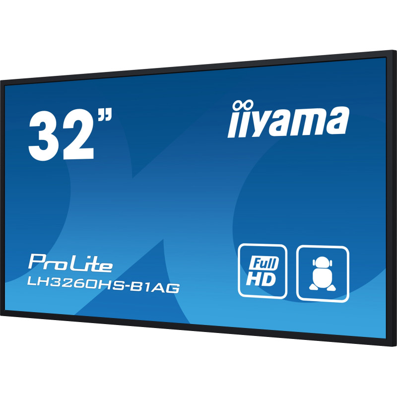 32'' iiyama LH3260HS-B1AG: VA, FHD, Android 11,24/7