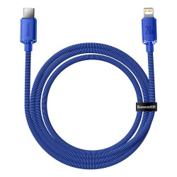 NONAME - Baseus CAJY000203 Crystal Shine Series Dátový Kabel USB-C - Lightning 20W 1,2m Blue