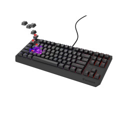 Herná klávesnica Genesis THOR 230/TKL/RGB/Outemu Red/Drôtové USB-A/ CZ- SK layout/Čierna