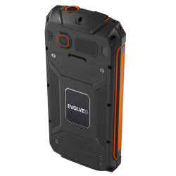 EVOLVEO StrongPhone Z6, IP68 odolný Dual SIM telefón, 2,8'' LCD, 4000mAh, Powerbanka, černo-oranžový