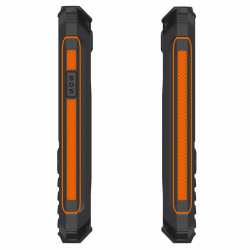 EVOLVEO StrongPhone Z6, IP68 odolný Dual SIM telefón, 2,8'' LCD, 4000mAh, Powerbanka, černo-oranžový