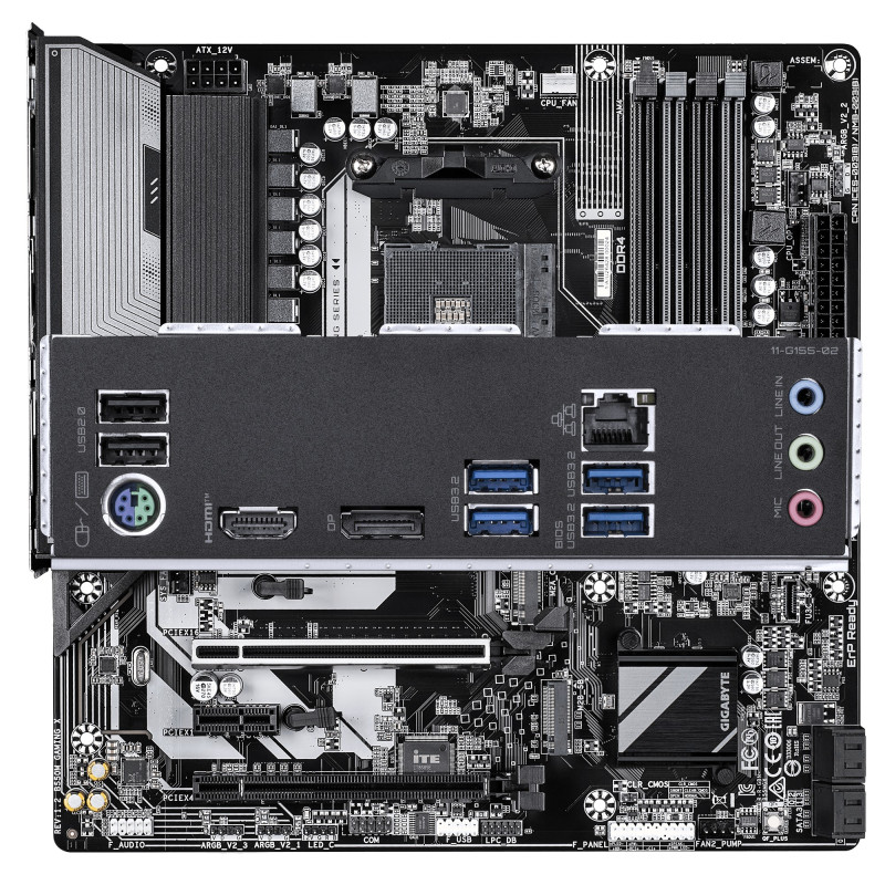 Gigabyte B550 GAMING X (Rev. 1.2)/AM4/mATX