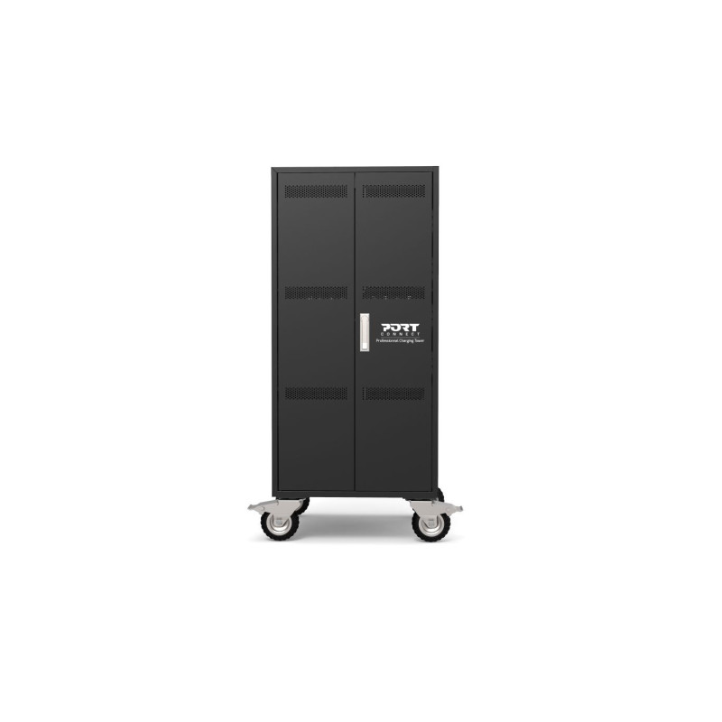 NONAME - PORT CONNECT CHARGING CABINET 30 Notebooks + RACK 1xU 19'', černý
