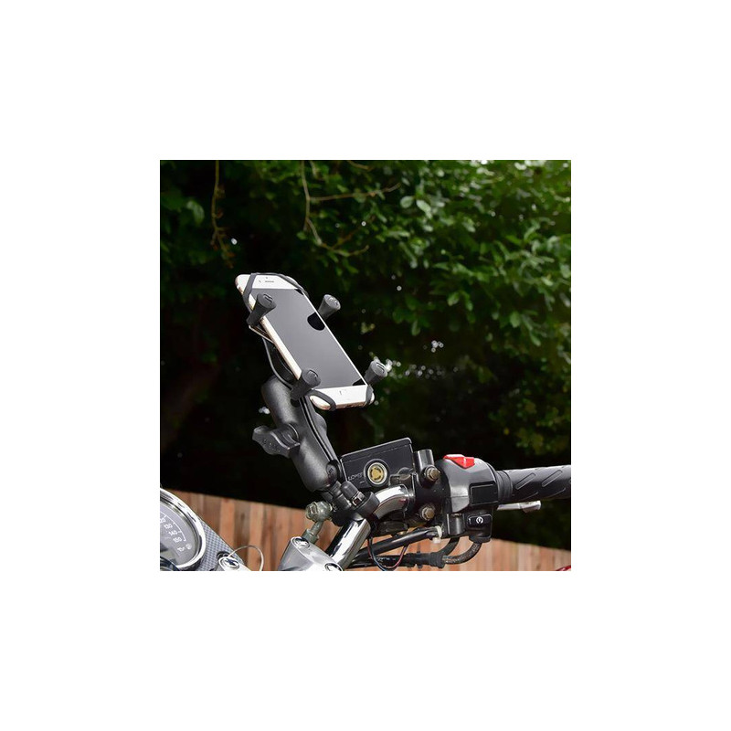 NONAME - RAM zostava - malý držiak X-Grip so stredným ramenom a úchytom U-Bolt na priemer 0,50'' až 1,25''