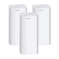 Tenda Nova ME3 Pro (3-pack) WiFi 7 BE3600 Mesh Gigabit systém, router, 9x GLAN/GWAN, VPN, CZ app