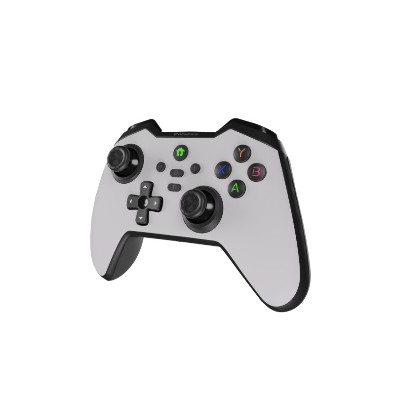 Bezdrôtový gamepad Genesis MANGAN 400 pre PC/Switch/Mobil, biely