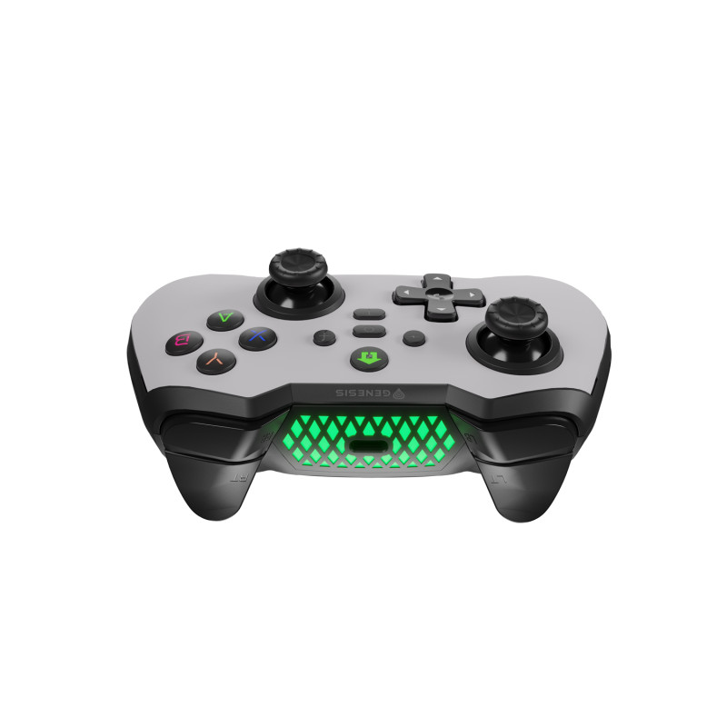 Bezdrôtový gamepad Genesis MANGAN 400 pre PC/Switch/Mobil, biely