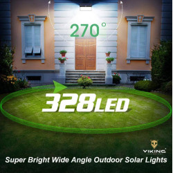 VIKING - Solárne LED svetlo s pohybovým senzorom M328