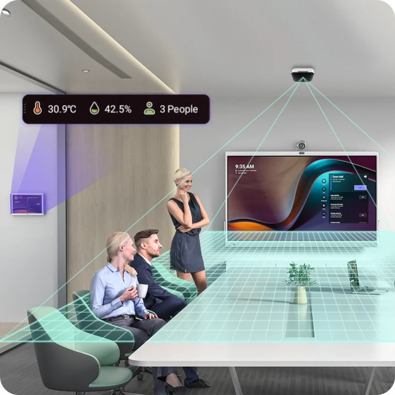 Yealink - RoomSensor Pro, multifunkčný senzor určený pre konferenčné miestnosti