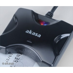AKASA externá čítačka Smart kariet - čierna