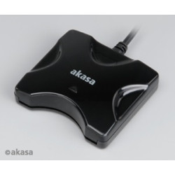 AKASA externá čítačka Smart kariet - čierna
