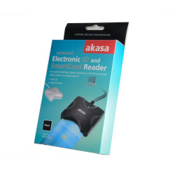 AKASA externá čítačka Smart kariet - čierna