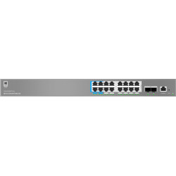 Grandstream GWN7802P Pre L2++ Managed Network switch, 16x 1Gb RJ45, PoE++, SFP+, DHCP, CLI, VLAN