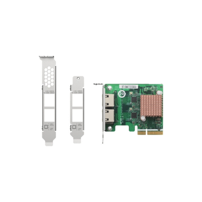 QNAP QXG-2G2T-I225 - 2,5GbE (2 porty) PCIe karta pre PC aj NAS