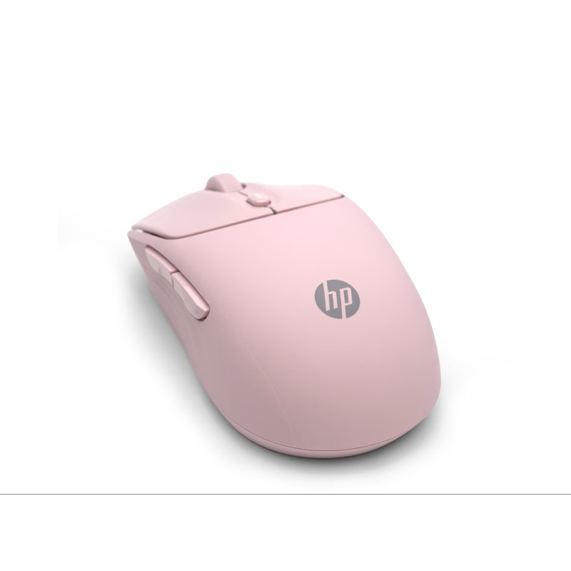 HP 400 Quiet/Kancelárska/Optická/Pre pravákov/1 200 DPI/USB+BT/Ružová