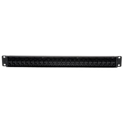 EATON - Patch panel priechodný pre montáž do racku 1U, 24x Cat6/Cat5, RJ45 Ethernet