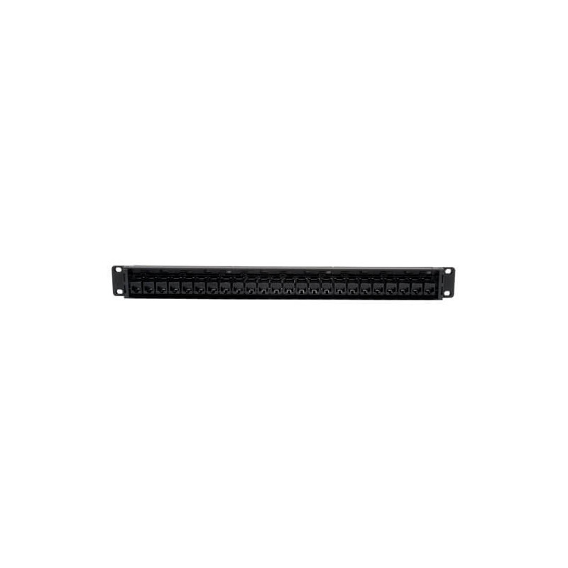 EATON - Patch panel priechodný pre montáž do racku 1U, 24x Cat6/Cat5, RJ45 Ethernet