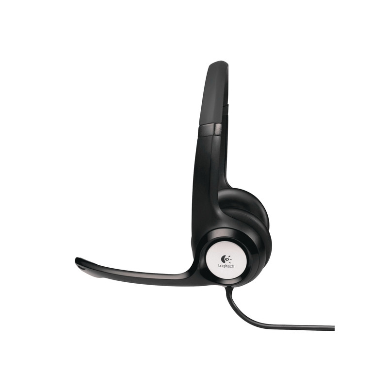 Logitech H390/Stereo/USB/Drôt/Čierna