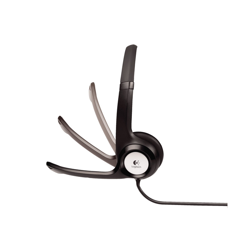 Logitech H390/Stereo/USB/Drôt/Čierna