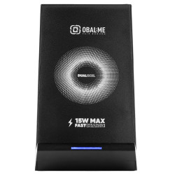 OBAL:ME StandCharger Bezdrôtový Nabíjací Stojanček na Stôl 15W Black
