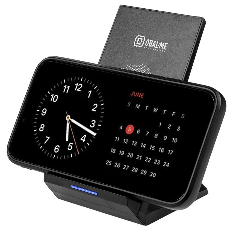 OBAL:ME StandCharger Bezdrôtový Nabíjací Stojanček na Stôl 15W Black