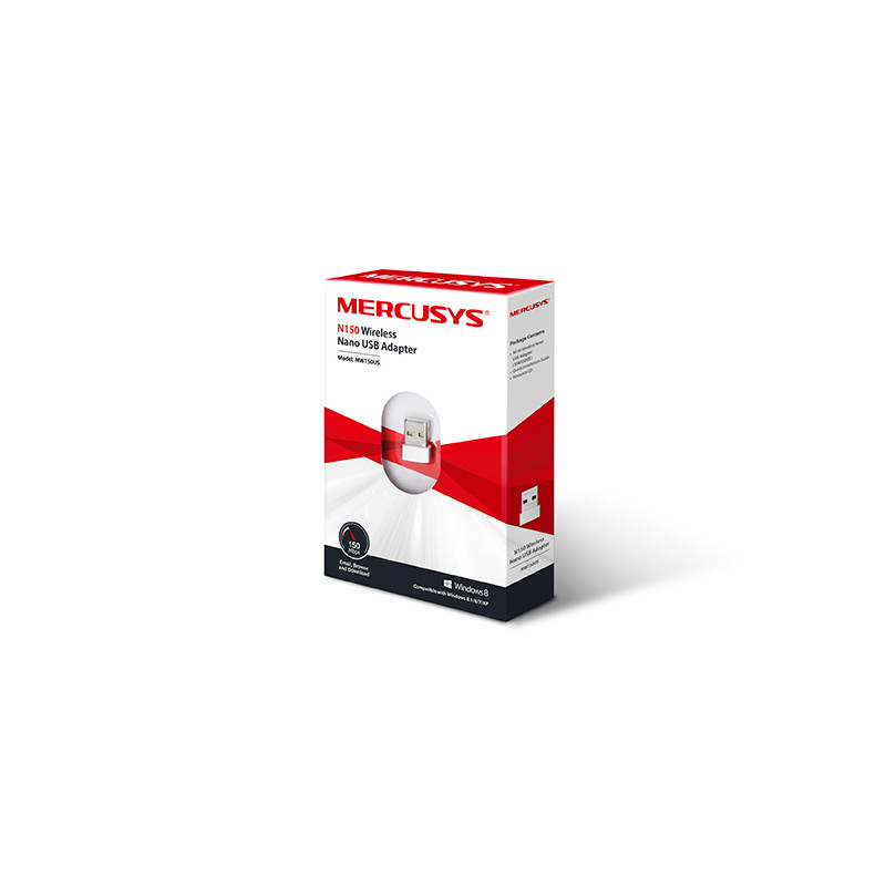 Mercusys MW150US N150 Wireless Nano USB Adapter USB 2.0