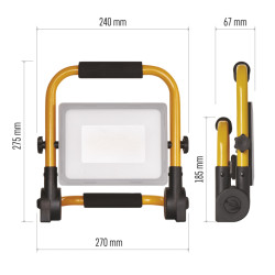 EMOS PRENOSNÝ LED REFLEKTOR ILIO 51W, 4600LM, IP44