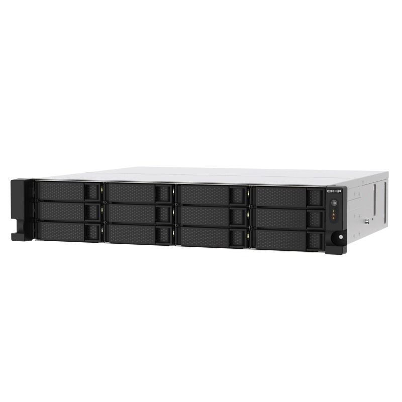 QNAP TS-1273AU-RP-8G (Ryzen V1500B 2,2GHz / 8GB RAM / 12x SATA / 2x 2,5GbE / 2x PCIe / 2x zdroj)
