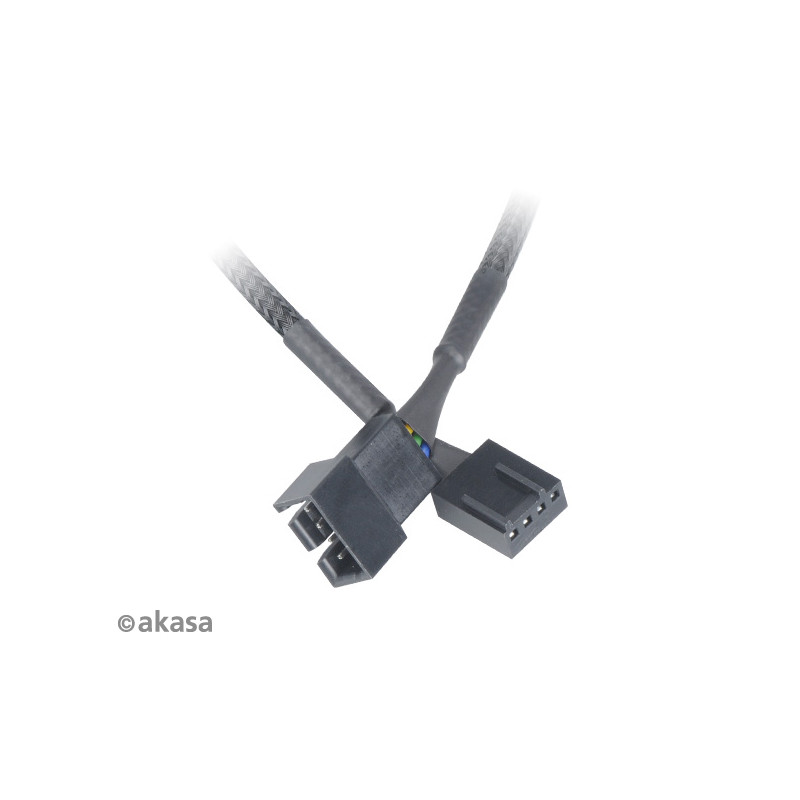 AKASA - PWM predlžovací kábel ventilátora 4 ks