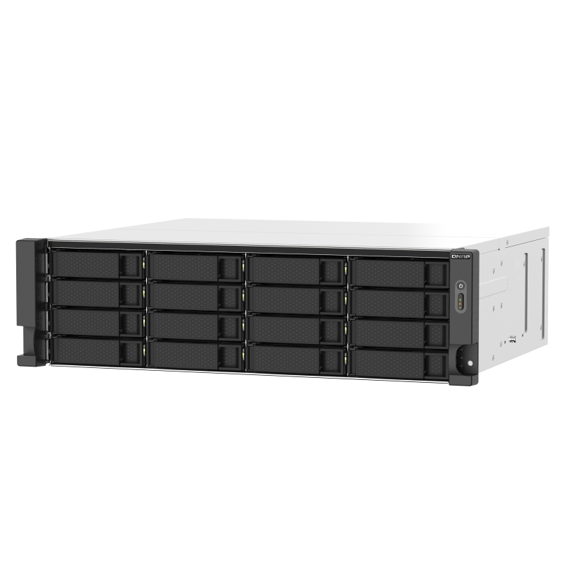 QNAP TS-1673AU-RP-16G (Ryzen V1500B 2,2GHz / 16GB RAM / 16x SATA / 2x 2,5GbE / 2x PCIe / 2x zdroj)
