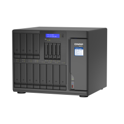 QNAP TVS-h1688X-W1250-32G (Xeon 3,3GHz, ZFS, 32GB ECC RAM, 12x 3,5'' + 4x 2,5'', 2x M.2 NVMe, 4x2,5GbE)